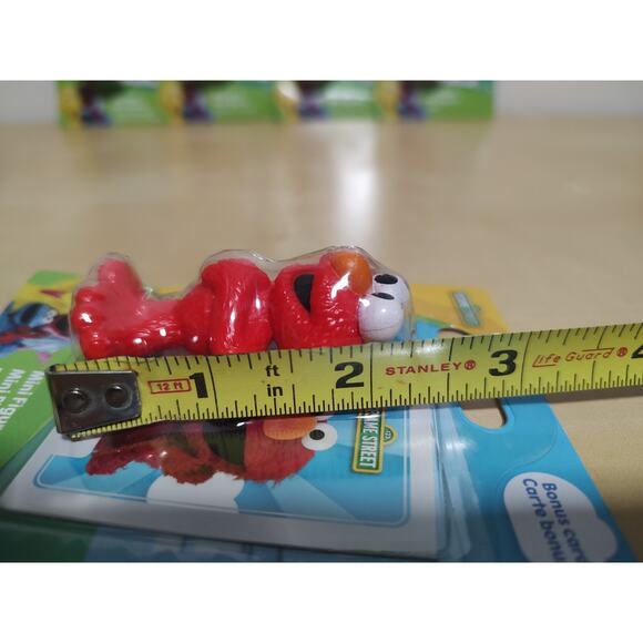 Sesame Street Mini Figures Toy Collectible Cards Set: Cookie Elmo Abby Oscar Big - Picture 8 of 8